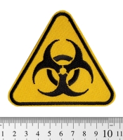 Нашивка Biohazard (yellow) (pt-054)