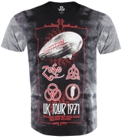 Футболка Liquid Blue Led Zeppelin - UK Tour 1971 (Tie-Dye)