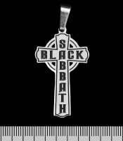 Кулон Black Sabbath (cross) (ptsb-016) фигурный