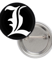 Значок Death Note (L-logo)