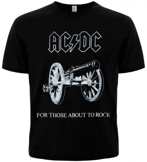 Футболка AC/DC - FOR THOSE ABOUT TO ROCK (Officially Licensed)