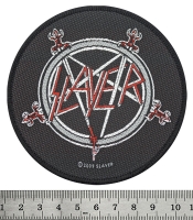 Нашивка ткана SLAYER - PENTAGRAM (ofp-299)