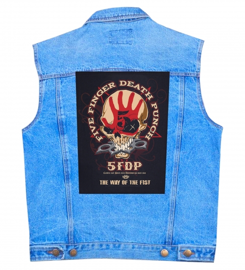 Нашивка наспинна катана FIVE FINGER DEATH PUNCH - WAY OF THE FIST (olbp-167) Нашивка наспинна катана FIVE FINGER DEATH PUNCH - WAY OF THE FIST (olbp-167)