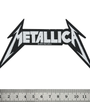 Нашивка ткана METALLICA - SHAPED LOGO (ofp-385)