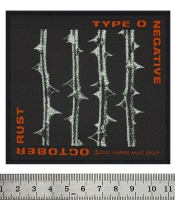 Нашивка ткана TYPE O NEGATIVE - OCTOBER RUST (ofp-078)