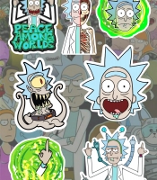 Стікерпак Rick and Morty (Rick) SP-166