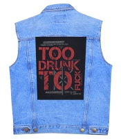 Нашивка наспинна катана DEAD KENNEDYS - TOO DRUNK TO FUCK (olbp-031)