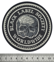 Нашивка ткана BLACK LABEL SOCIETY - WORLDWIDE (ofp-242)