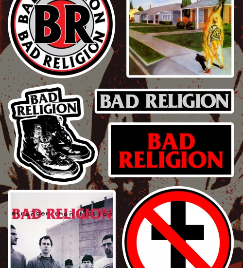 Стікерпак Bad Religion (album covers) - SP-294