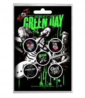 Подарунковий набір значків GREEN DAY - REVOLUTION (iol-025)