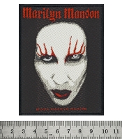 Нашивка ткана MARILYN MANSON - FACE (ofp-197)