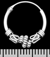 Сережка, кільце з візерунком (eas-196)