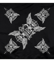 Бандана OZZY OSBOURNE - SKULL & WINGS (olb-033)