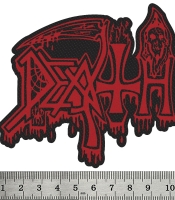 Нашивка ткана DEATH - LOGO CUT OUT (ofp-324)