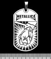 Кулон Metallica "St. Anger" (ptsb-063) жетон