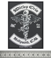Нашивка ткана MOTLEY CRUE - HOLLYWOOD (ofp-278)