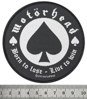 Нашивка ткана MOTORHEAD - BORN TO LOSE (ofp-280)