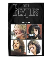 Прапор (текстильний постер) THE BEATLES - LET IT BE (fol-007)