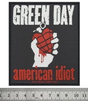 Нашивка ткана GREEN DAY - AMERICAN IDIOT (ofp-264)
