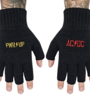 Рукавички без пальців AC/DC - PWR UP / LOGO (gol-007)
