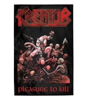 Прапор (текстильний постер) KREATOR - PLEASURE TO KILL (fol-039)