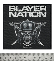 Нашивка ткана SLAYER - SLAYER NATION (ofp-102)