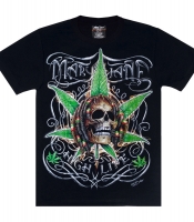 Футболка High Life (rasta skull) (3D, світиться в темряві)