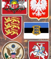 Стікерпак Герби Дружніх Країн  SP-131