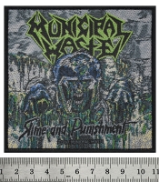 Нашивка ткана MUNICIPAL WASTE - SLIME AND PUNISHMENT (ofp-122)