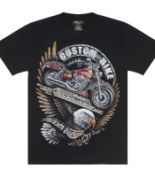 Футболка Custom Bike - Freedom Riders (3D, світиться в темряві)