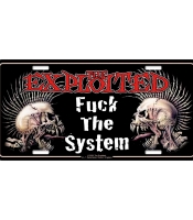 Подарункова табличка THE EXPLOITED - FUCK THE SYSTEM (npol-012)