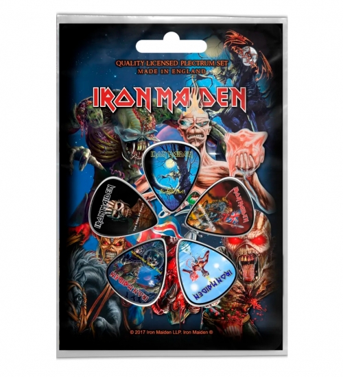 Подарунковий набір медіаторів IRON MAIDEN - LATER ALBUMS (mol-008)