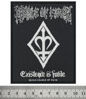 Нашивка ткана CRADLE OF FILTH - EXISTENCE IS FUTILE (ofp-349)