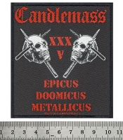 Нашивка ткана CANDLEMASS - EPICUS 35TH ANNIVERSARY (ofp-167)