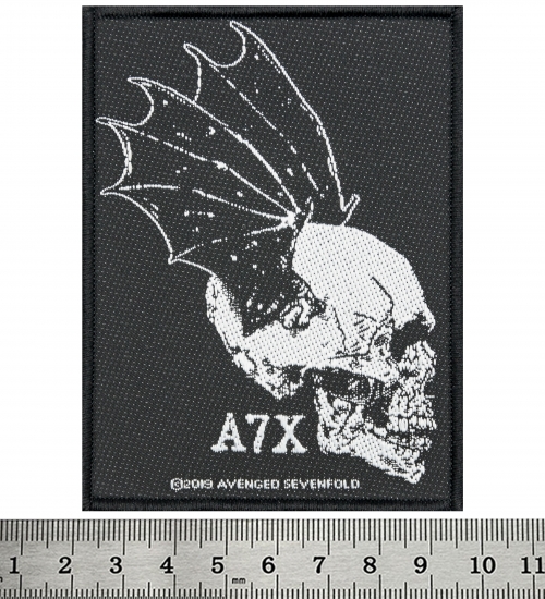 Нашивка ткана AVENGED SEVENFOLD - SKULL PROFILE (ofp-366)