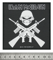 Нашивка ткана IRON MAIDEN - A MATTER OF LIFE AND DEATH (ofp-374)