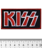 Нашивка Kiss (red logo) (pt-039)
