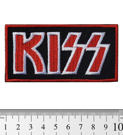 Нашивка Kiss (red logo) (pt-039)
