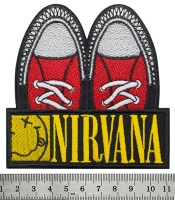 Нашивка Nirvana (logo and sneakers)