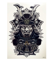 Временная тату Доспехи самурая (HB-194, 21x15 см)