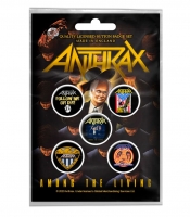 Подарунковий набір значків ANTHRAX - AMONG THE LIVING (iol-037)