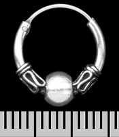 Сережка, кільце з візерунком (eas-189)