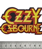 Нашивка ткана OZZY OSBOURNE - LOGO CUT-OUT (ofp-286)