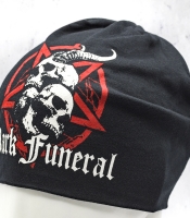 Шапка DARK FUNERAL - SKULLS & PENTAGRAM (з друкованим логотипом) hpol-014
