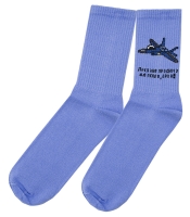 Шкарпетки Ласкаво просимо до пекла, орки (літак) блакитні (uas-014)