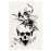 Временная тату Skull (sketch style) (HB-241, 21x15 см)