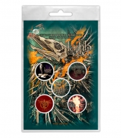 Подарунковий набір значків LAMB OF GOD - OMENS (iol-013)