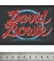Нашивка ткана DAVID BOWIE - LOGO (ofp-371)