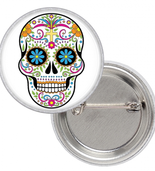 Значок Череп Калавера