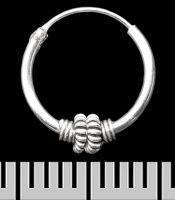 Сережка, кільце з візерунком (eas-184)